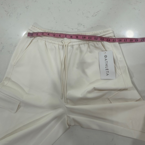 Athleta Ivory Wide-Leg Cargo Pants - Picture 12 of 16
